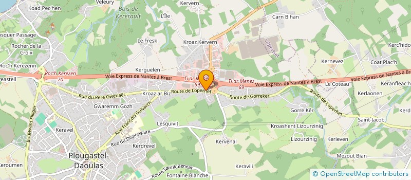 localisation de l'entreprise SL DEVELOPPEMENT à PLOUGASTEL-DAOULAS