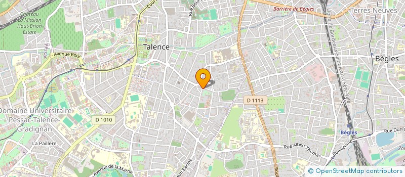 localisation de l'entreprise SL DIFFUSION à TALENCE