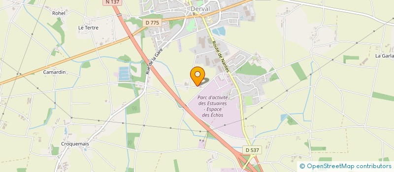 localisation de l'entreprise SL DISTRIBUTION  DERVAL