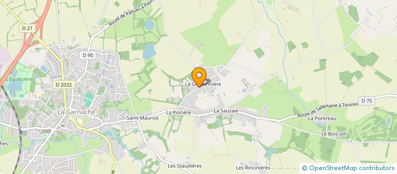 localisation de l'entreprise SL DOUET à LA GARNACHE