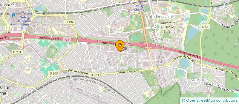 localisation de l'entreprise SL DRIVE  NOISY-LE-GRAND