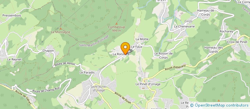 localisation de l'entreprise SL'ENERGIE  SAINT-MARTIN-D'URIAGE