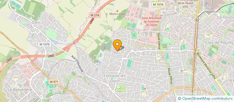 localisation de l'entreprise SL ENERGIE MAINTENANCE  FONTAINE-LES-DIJON