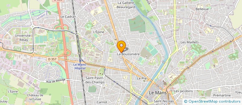 localisation de l'entreprise SL ESPACEDESIGN à LE MANS