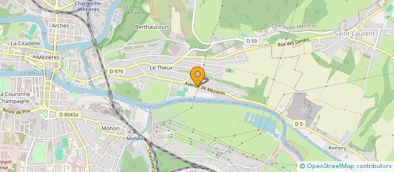 localisation de l'entreprise SL'EVENTS  CHARLEVILLE-MEZIERES