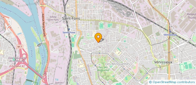 localisation de l'entreprise SL EXPRESS à SAINT-FONS