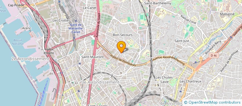 localisation de l'entreprise SL EXPRESS à MARSEILLE