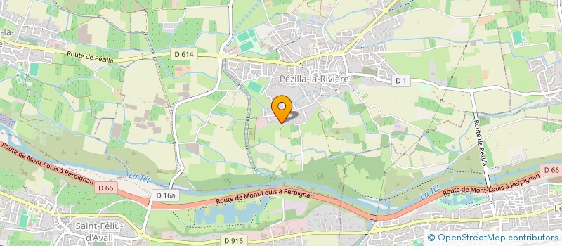 localisation de l'entreprise SL FINANCE  PEZILLA-LA-RIVIERE