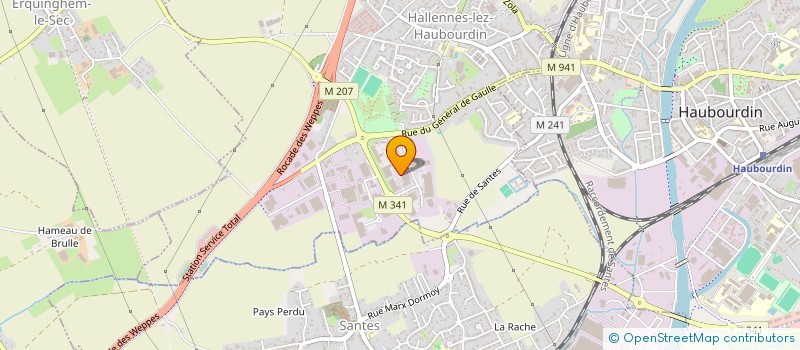 localisation de l'entreprise SL FINANCES à SANTES