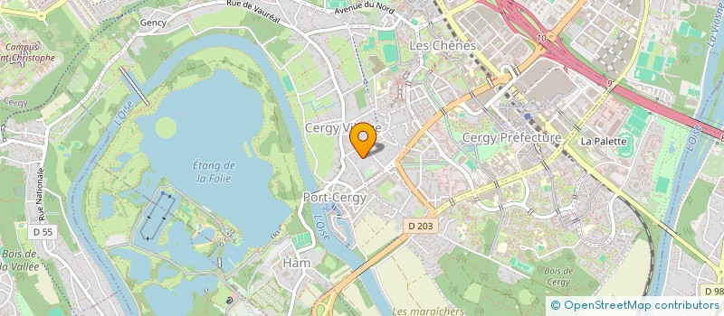 localisation de l'entreprise SL FINANCIAL  CERGY