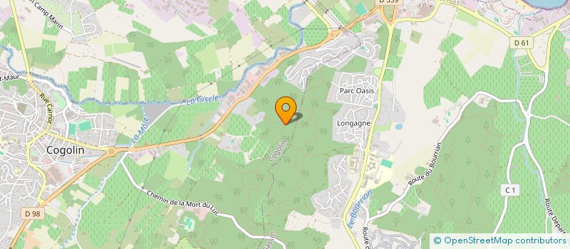 localisation de l'entreprise SL GERANCE 83 à COGOLIN