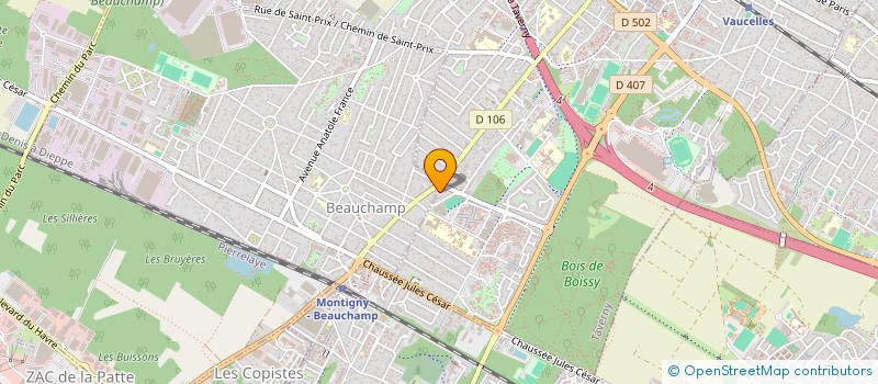 localisation de l'entreprise SL GESTION  TAVERNY