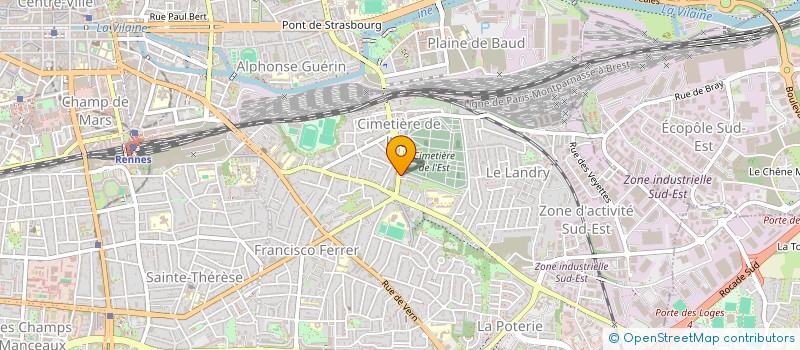 localisation de l'entreprise SL GESTION  RENNES