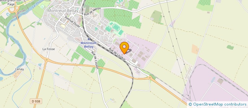 localisation de l'entreprise SL IMMO  MONTREUIL-BELLAY