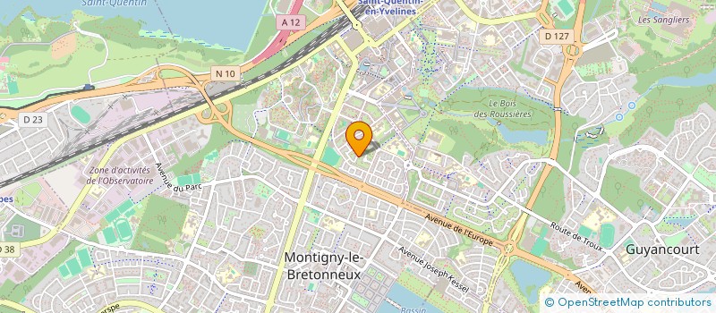 localisation de l'entreprise SL IMMOBILIER  MONTIGNY-LE-BRETONNEUX