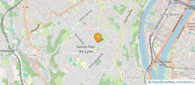 localisation de l'entreprise SL IMMOBILIER à SAINTE-FOY-LES-LYON