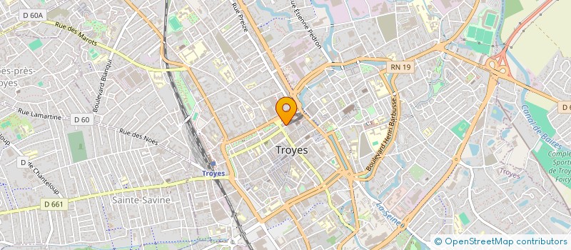 localisation de l'entreprise SL INVEST' à TROYES