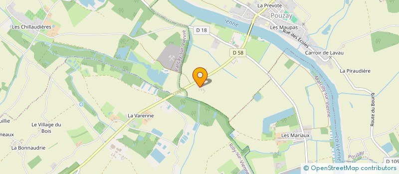 localisation de l'entreprise SL INVEST  POUZAY