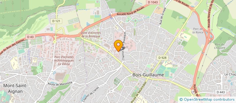 localisation de l'entreprise SL INVEST à BOIS-GUILLAUME