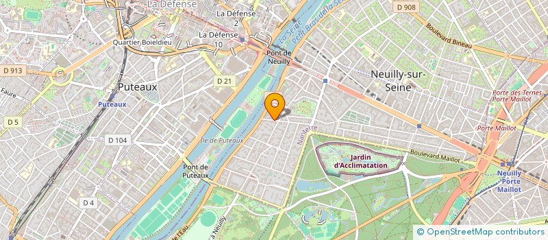 localisation de l'entreprise SL INVEST à NEUILLY-SUR-SEINE