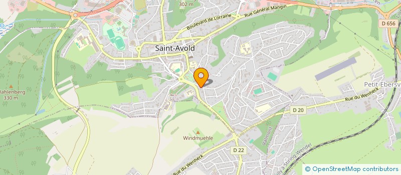 localisation de l'entreprise SL INVEST  SAINT-AVOLD