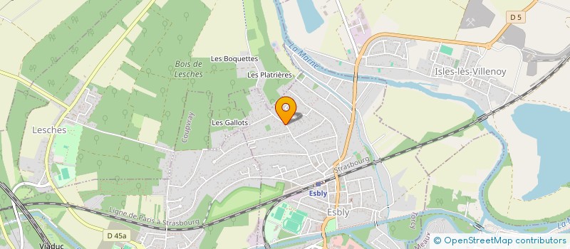 localisation de l'entreprise SL KIDDO à ESBLY