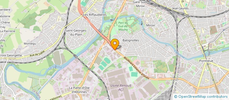 localisation de l'entreprise SL LA POINTE  LE MANS