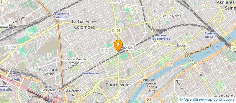 localisation de l'entreprise SL/LIGHT à COURBEVOIE
