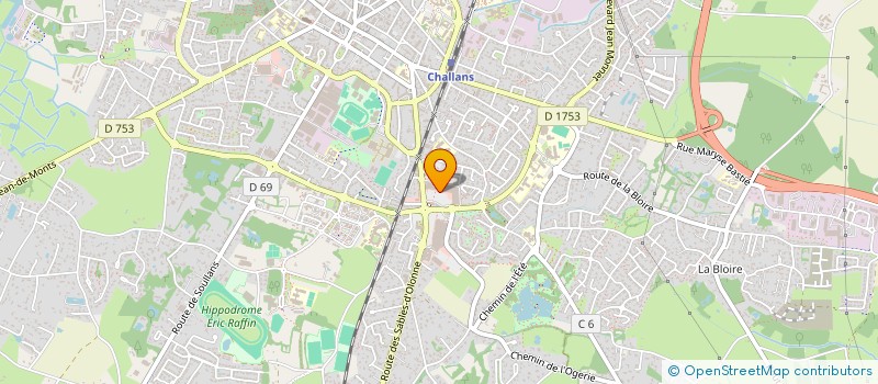 localisation de l'entreprise SL LITERIE à CHALLANS