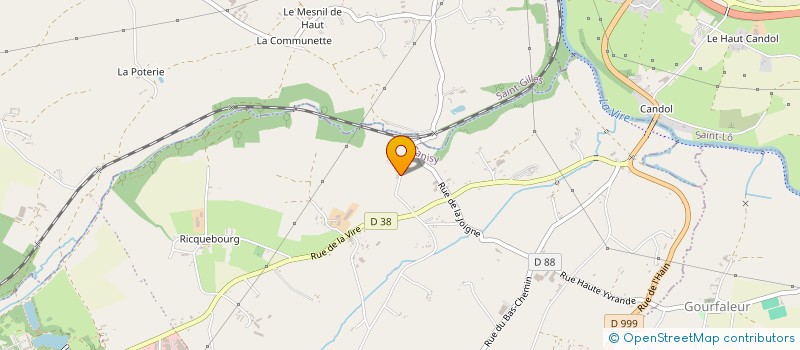 localisation de l'entreprise SL LOC  CANISY