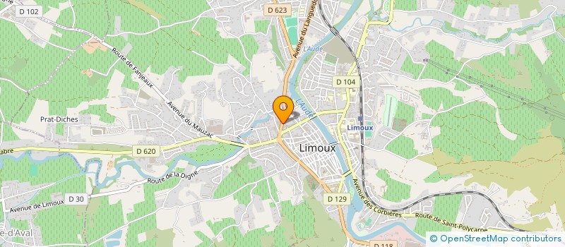 localisation de l'entreprise SL MARQUAGE à PIEUSSE