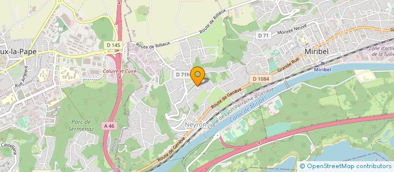 localisation de l'entreprise SL MEDICAL  NEYRON