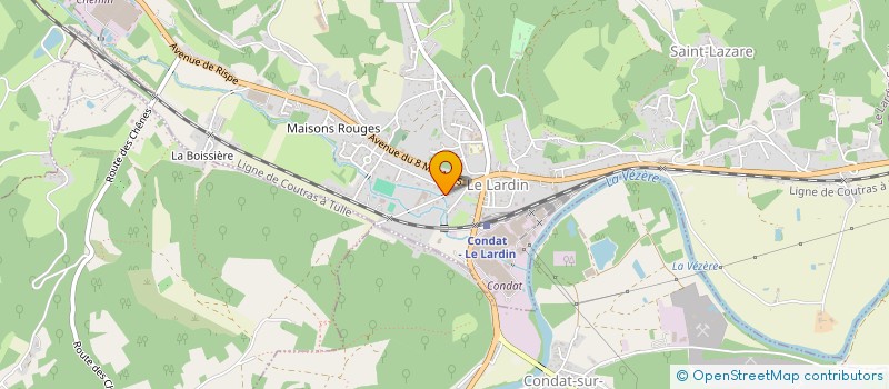 localisation de l'entreprise SL METALLURGIE  LE LARDIN-SAINT-LAZARE