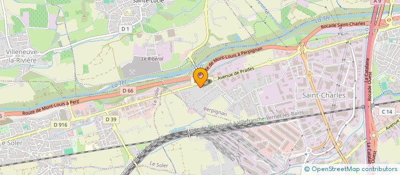 localisation de l'entreprise SL NETTOYAGE à PERPIGNAN