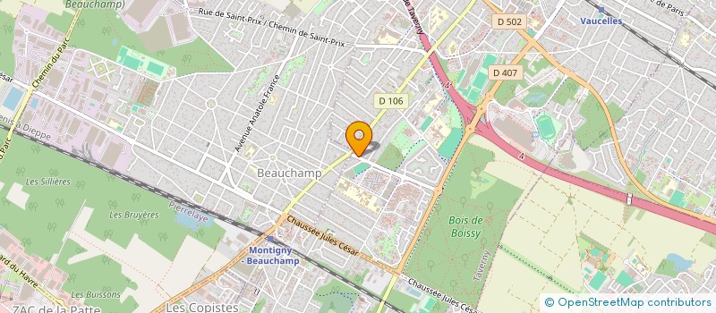 localisation de l'entreprise SL'P HR  TAVERNY