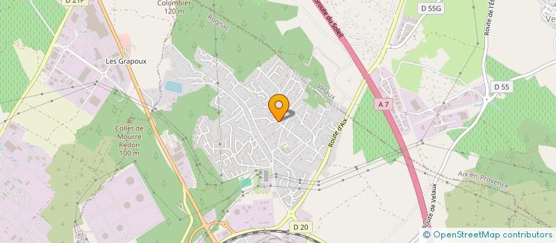 localisation de l'entreprise SL PATRIMOINE  ROGNAC