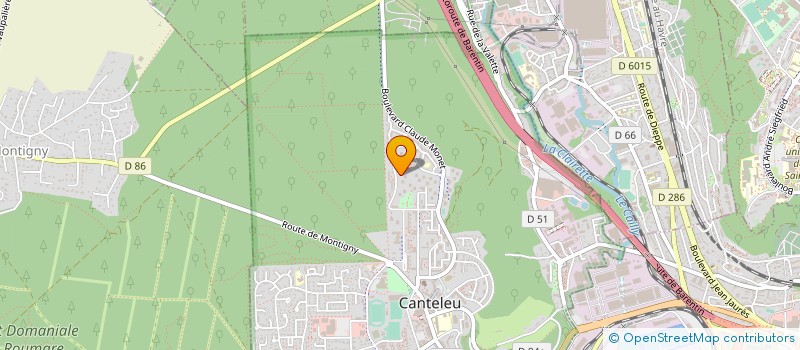 localisation de l'entreprise SL PEINTURE à CANTELEU