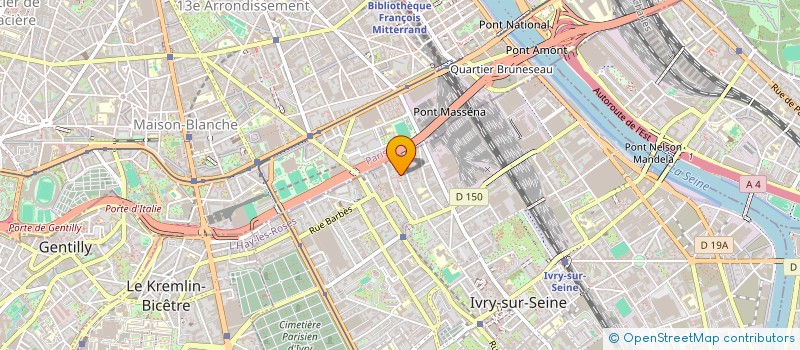 localisation de l'entreprise SL-PROD  IVRY-SUR-SEINE