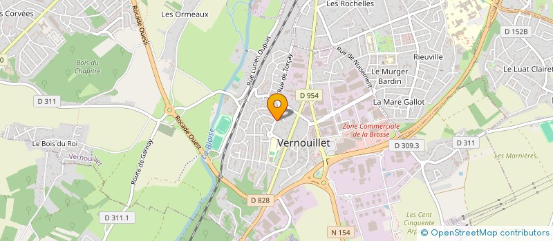 localisation de l'entreprise SL PROJECTS à VERNOUILLET