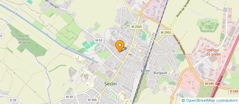 localisation de l'entreprise SL-PROX à SECLIN