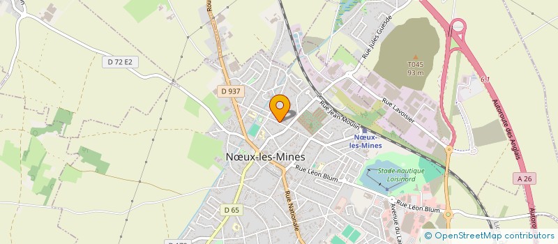 localisation de l'entreprise SL RACING à NOEUX LES MINES