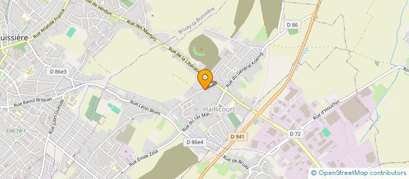 localisation de l'entreprise SL RODZINA  HAILLICOURT