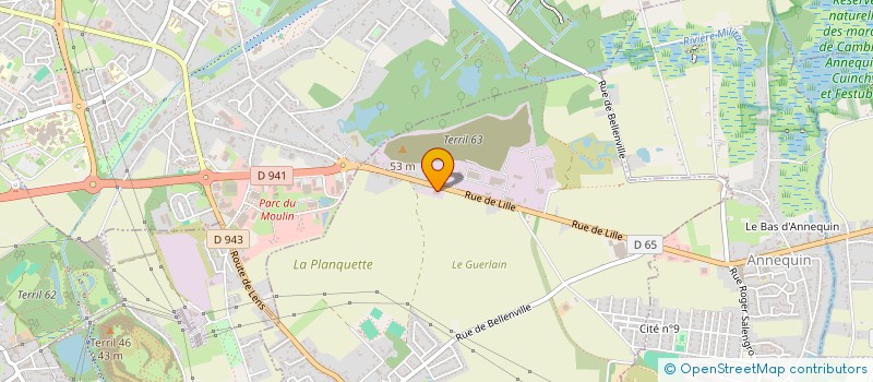 localisation de l'entreprise SL SAILLY LABOURSE  SAILLY-LABOURSE