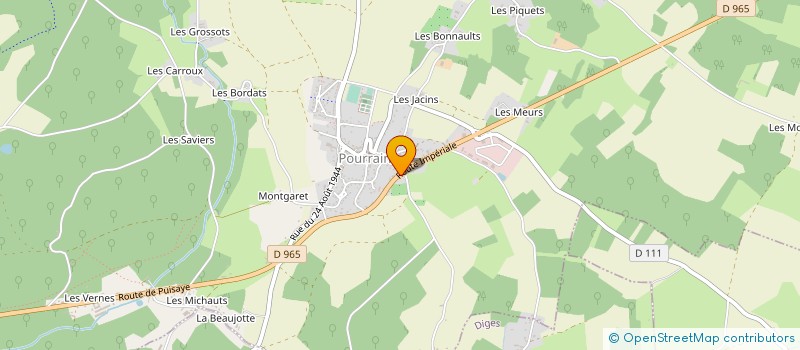 localisation de l'entreprise SL SALMON   RELAIS DE LA CHAPELLE  POURRAIN