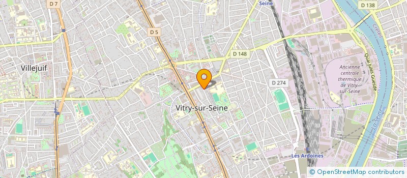 localisation de l'entreprise SL SECURITY à VITRY-SUR-SEINE