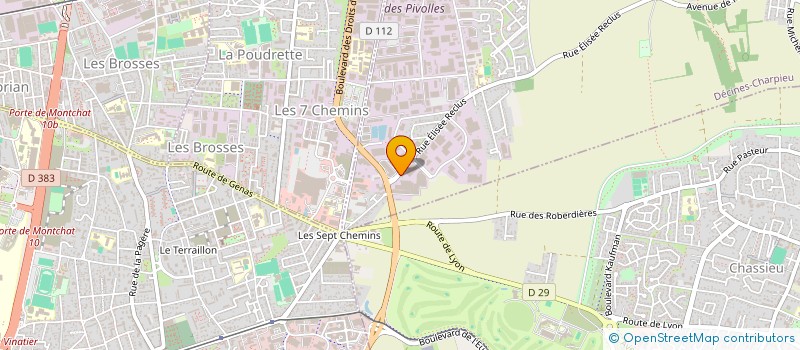 localisation de l'entreprise SL SERVICES  DECINES-CHARPIEU