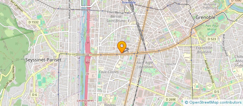 localisation de l'entreprise SL SERVICES à GRENOBLE