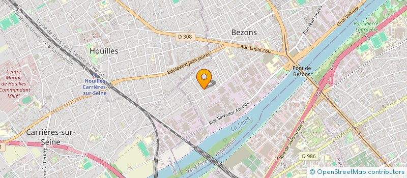 localisation de l'entreprise SL SERVICES à BEZONS