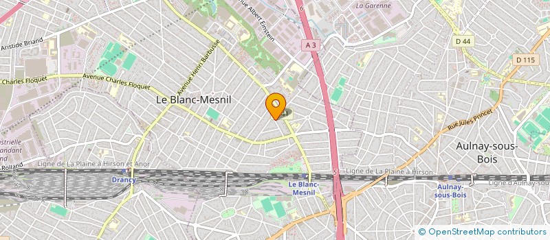 localisation de l'entreprise SL SHUTTLE  LE BLANC-MESNIL