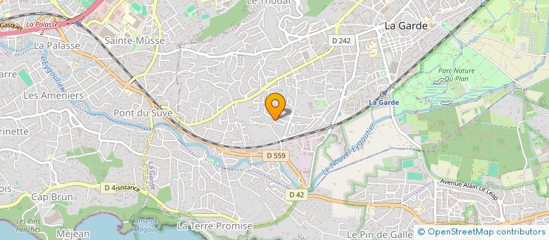 localisation de l'entreprise SL SOCIETY  LA GARDE